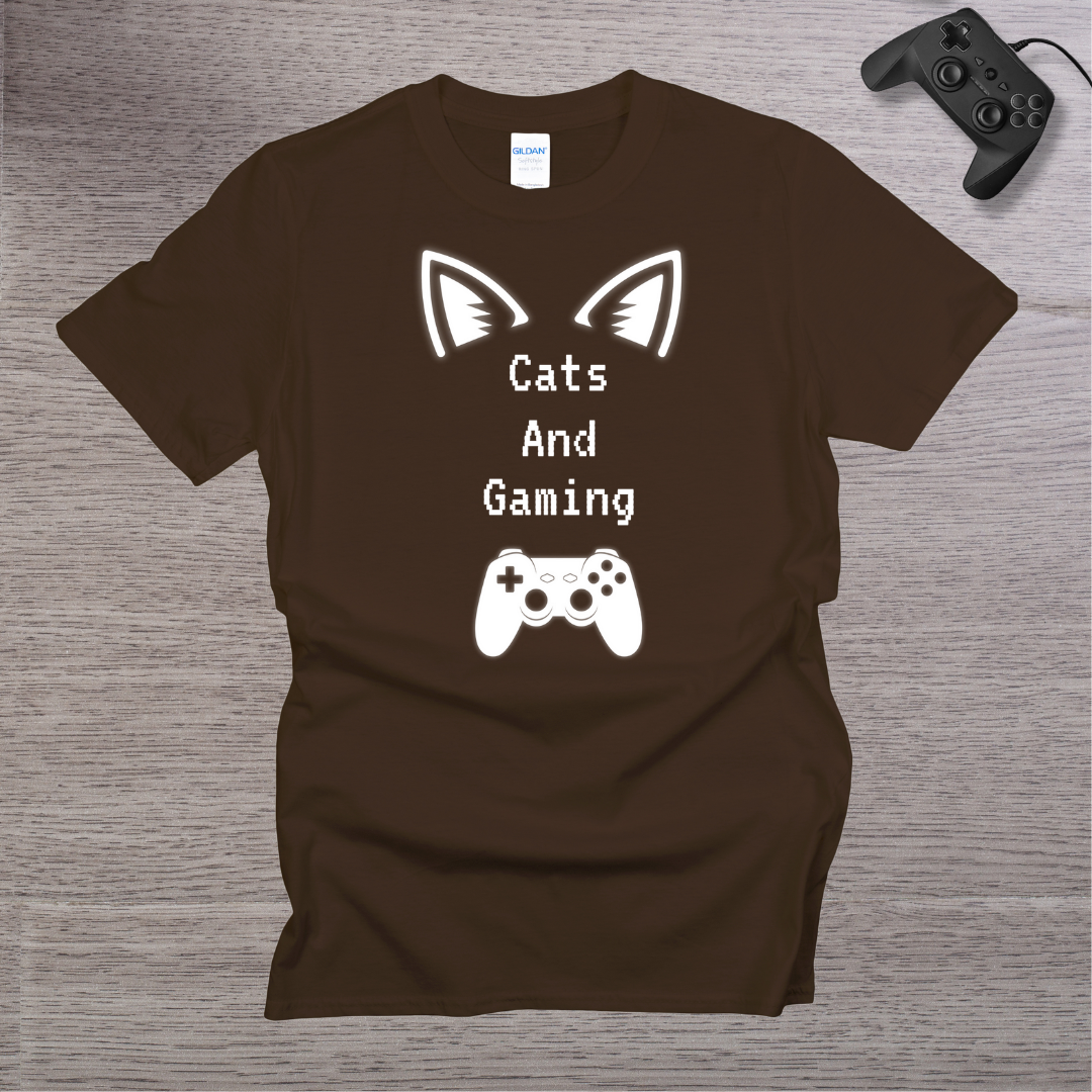 Cats and Gaming T-Shirt