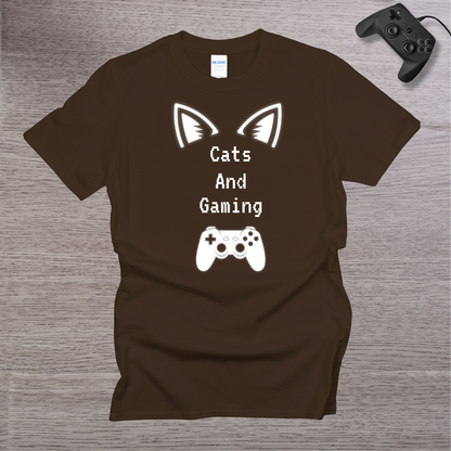 Cats and Gaming T-Shirt