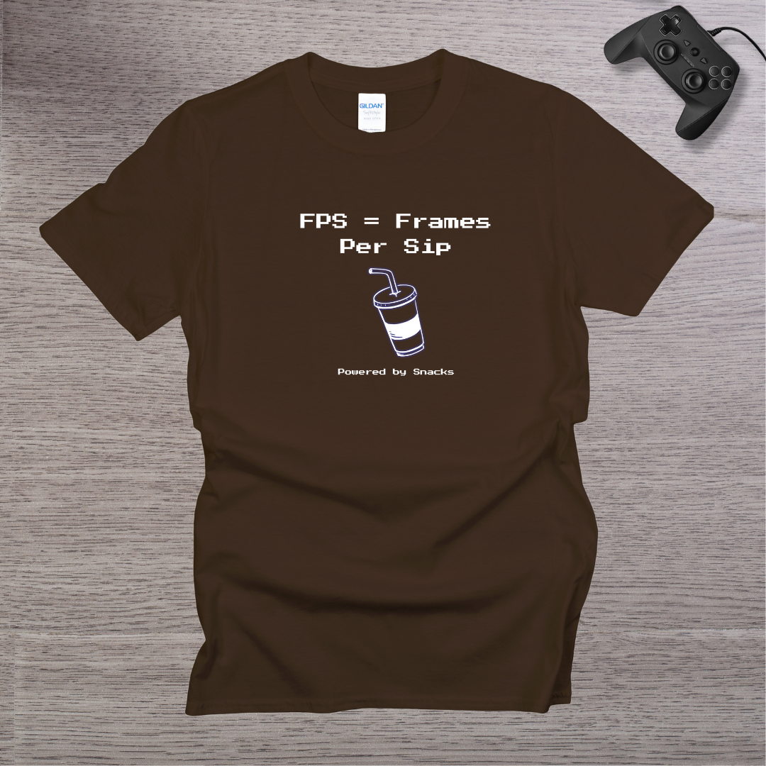 FPS = Frames Per Sip T-Shirt