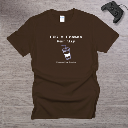 FPS = Frames Per Sip T-Shirt