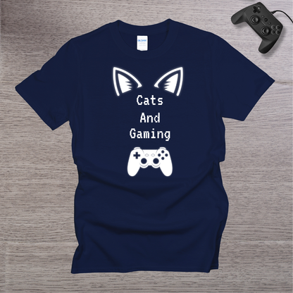 Cats and Gaming T-Shirt