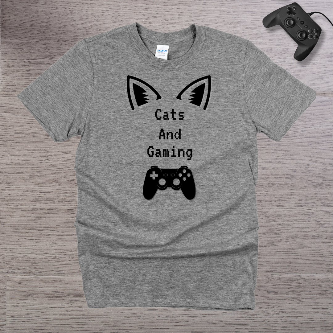 Cats and Gaming T-Shirt