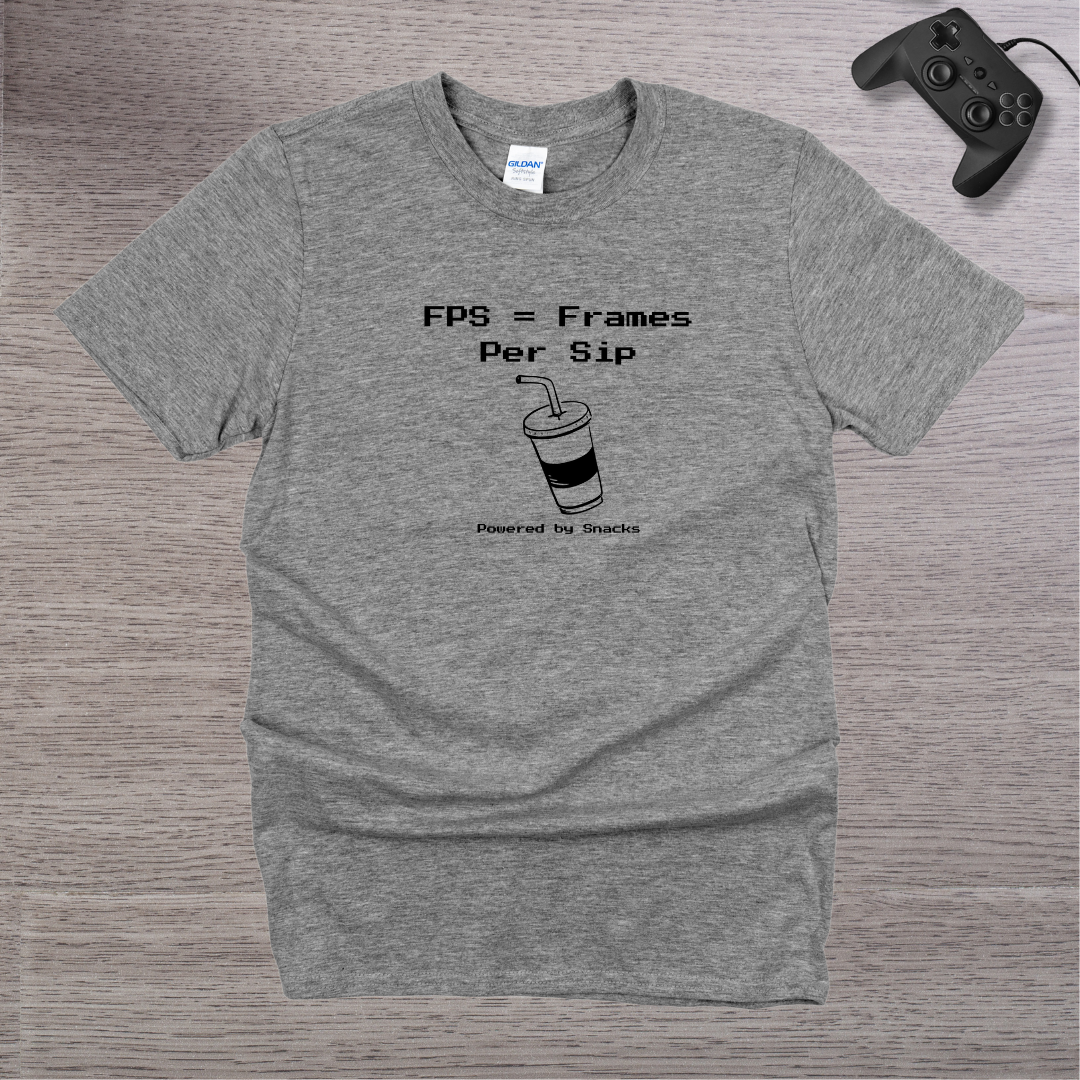 FPS = Frames Per Sip T-Shirt