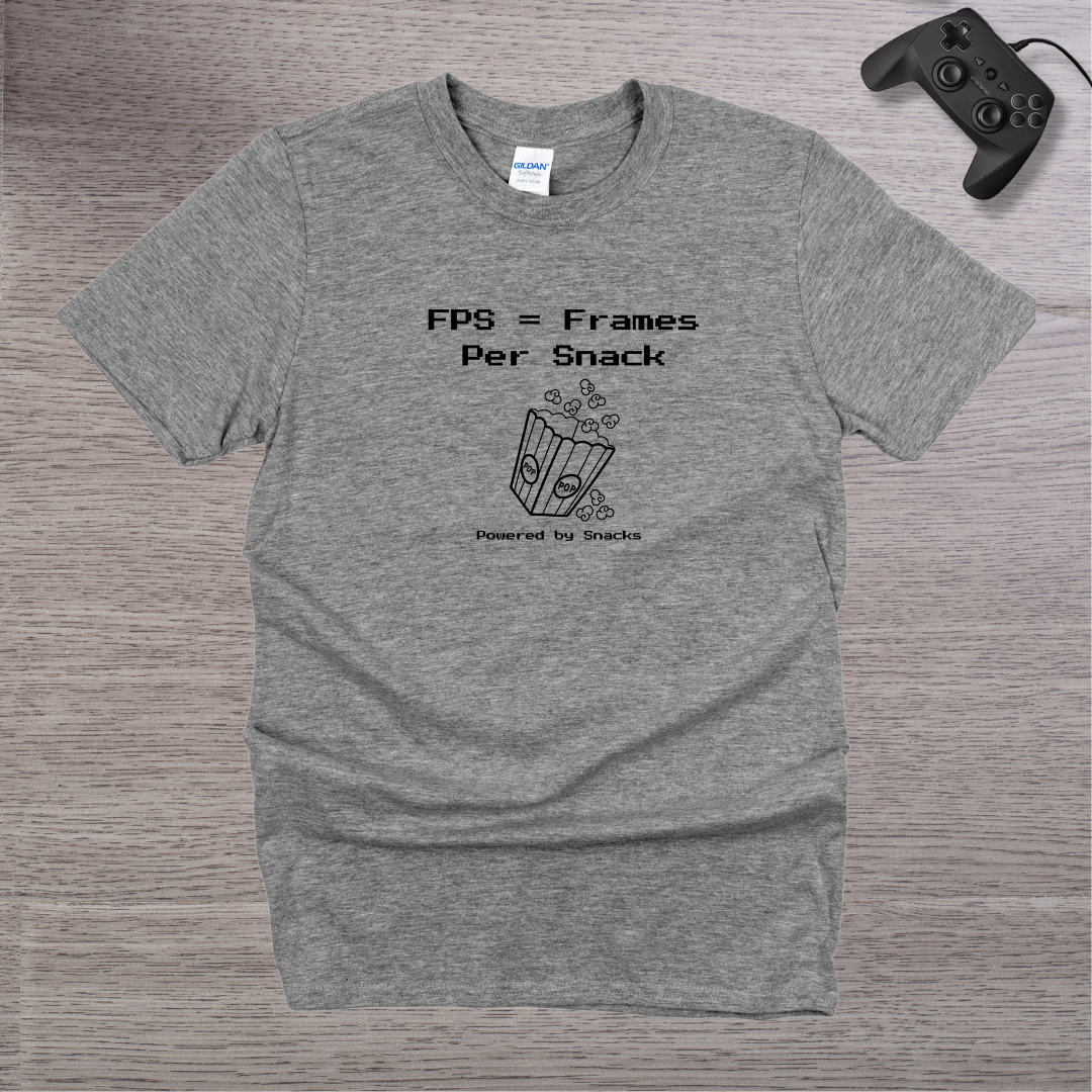FPS = Frames Per Snack T-Shirt