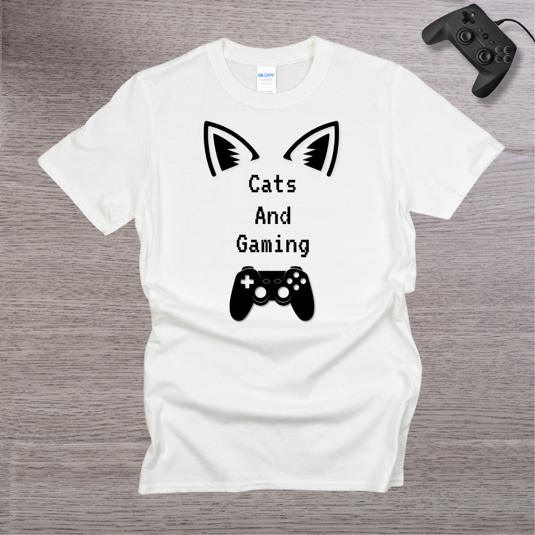 Cats and Gaming T-Shirt