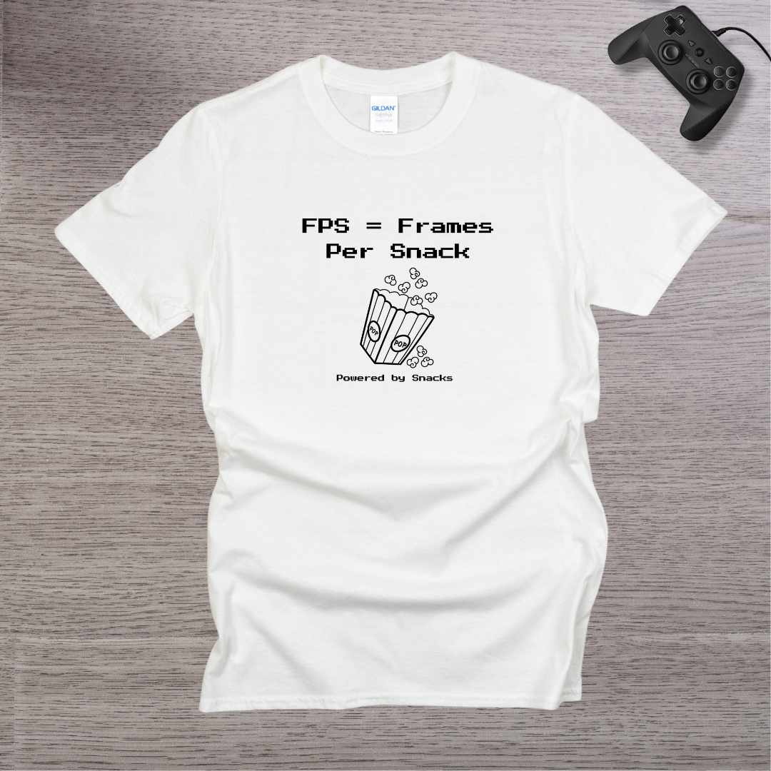FPS = Frames Per Snack T-Shirt