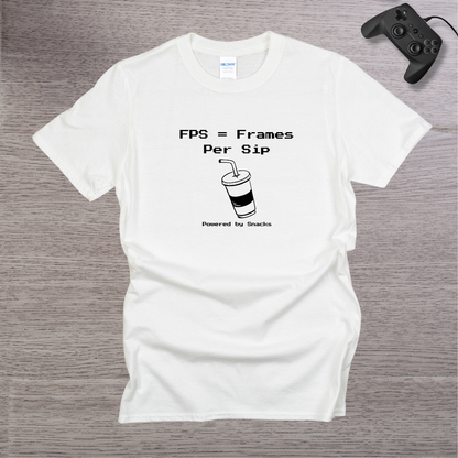 FPS = Frames Per Sip T-Shirt